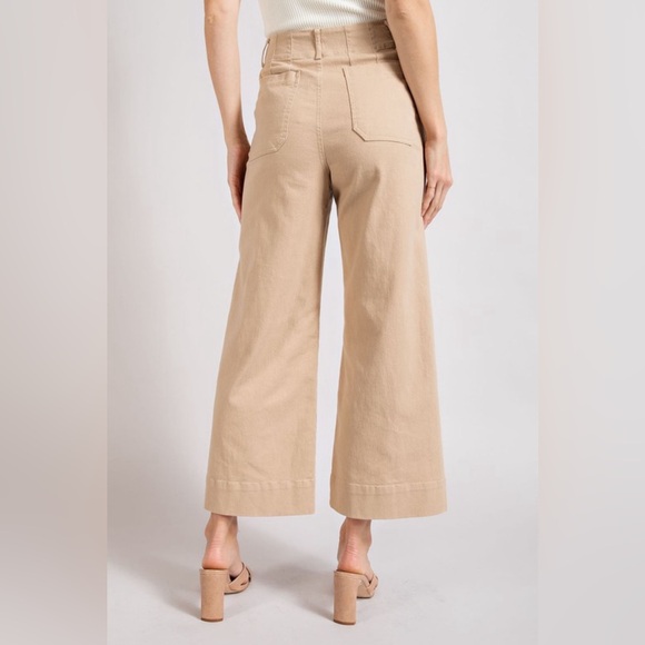 Soft Wash Wide Leg Jeans - eesome - Picture 2 of 3